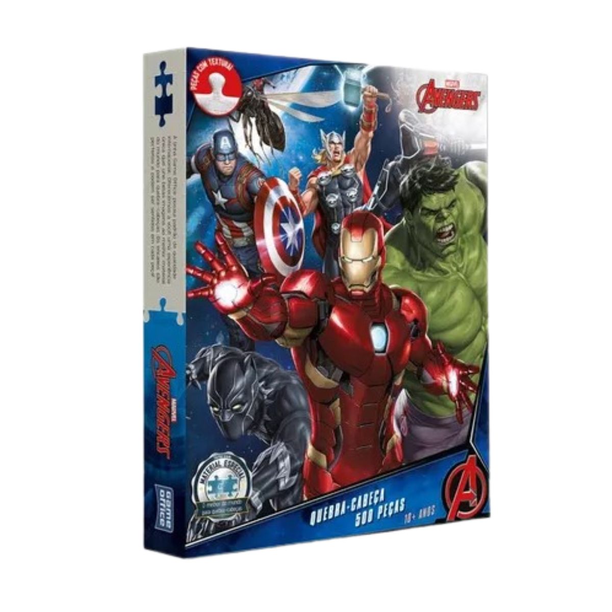 Quebra Cabeça Vingadores Avengers 500 Peças - Toyster Quebra Cabeça Vingadores Avengers 500 Peças - Toyster